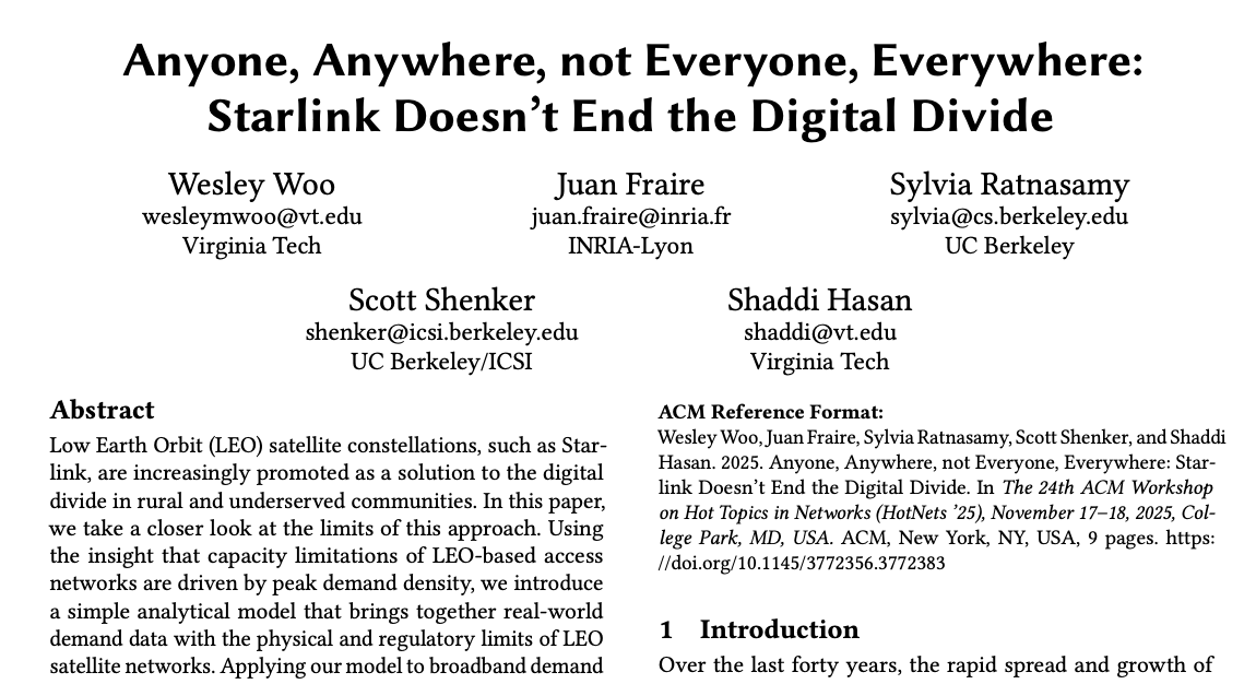 HotNets 2025 paper